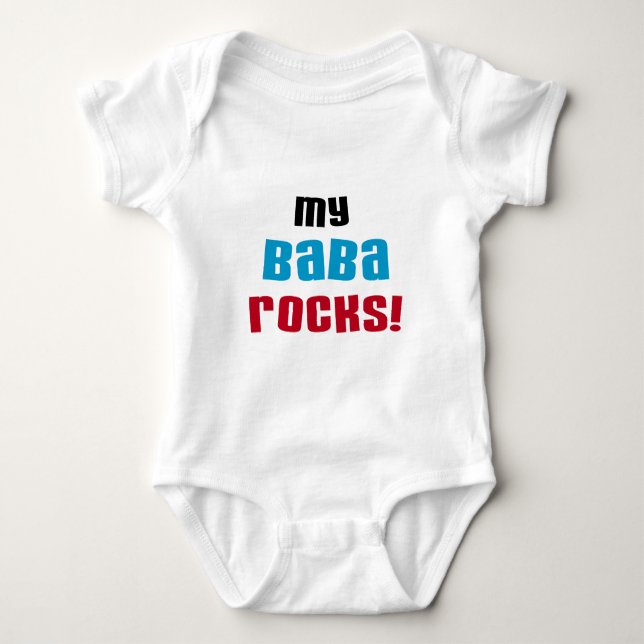 T-shirts et cadeaux My Baba Rocks (Devant)