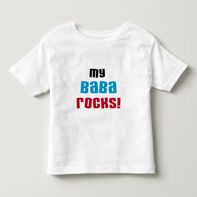 T-shirts et cadeaux My Baba Rocks (Devant)