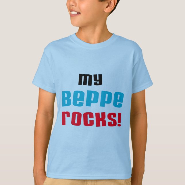 T-shirts et cadeaux My Beppe Rocks (Devant)