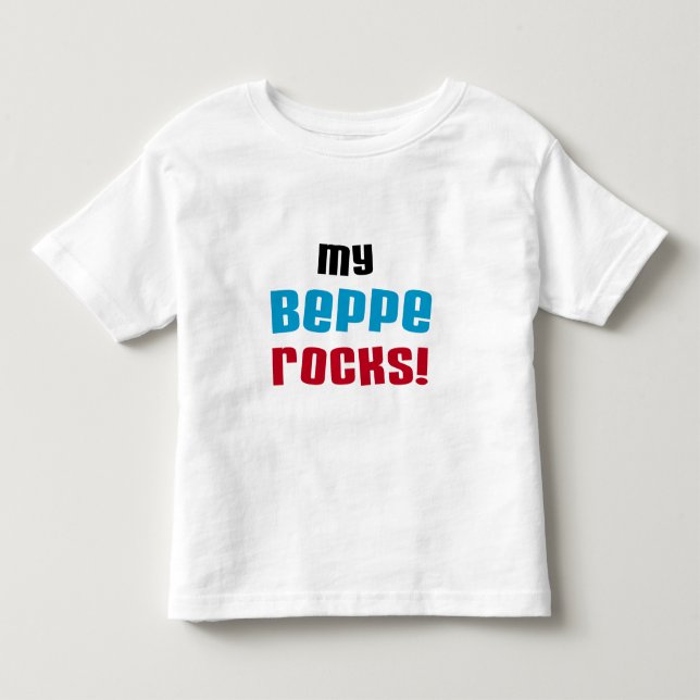 T-shirts et cadeaux My Beppe Rocks (Devant)