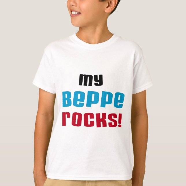 T-shirts et cadeaux My Beppe Rocks (Devant)