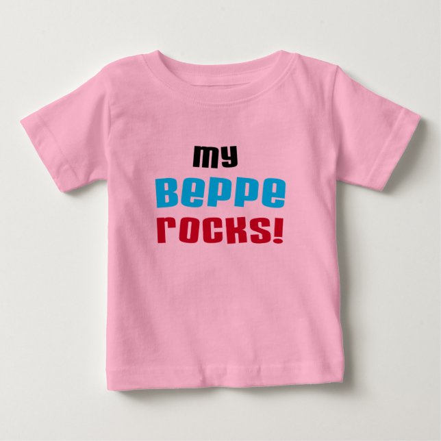 T-shirts et cadeaux My Beppe Rocks (Devant)