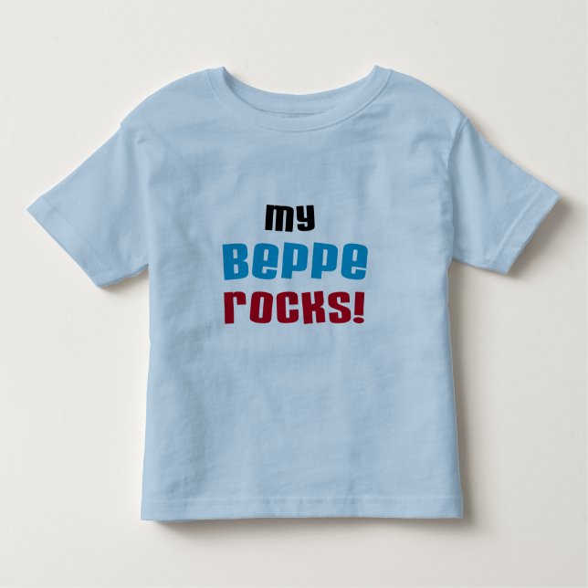 T-shirts et cadeaux My Beppe Rocks (Devant)