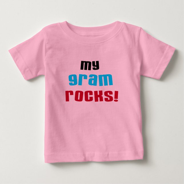 T-shirts et cadeaux My Gram Rocks (Devant)