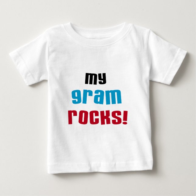 T-shirts et cadeaux My Gram Rocks (Devant)