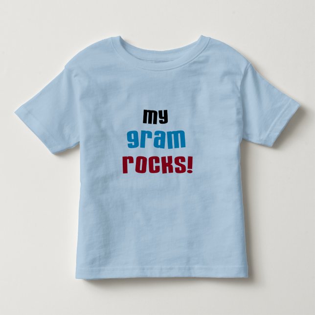T-shirts et cadeaux My Gram Rocks (Devant)