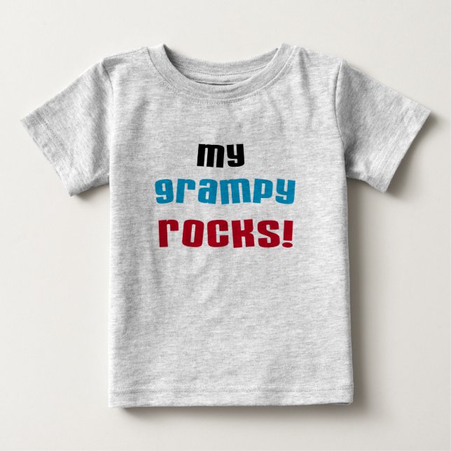 T-shirts et cadeaux My Grampy Rocks (Devant)