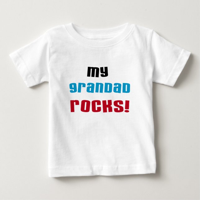 T-shirts et cadeaux My Grandad Rocks (Devant)