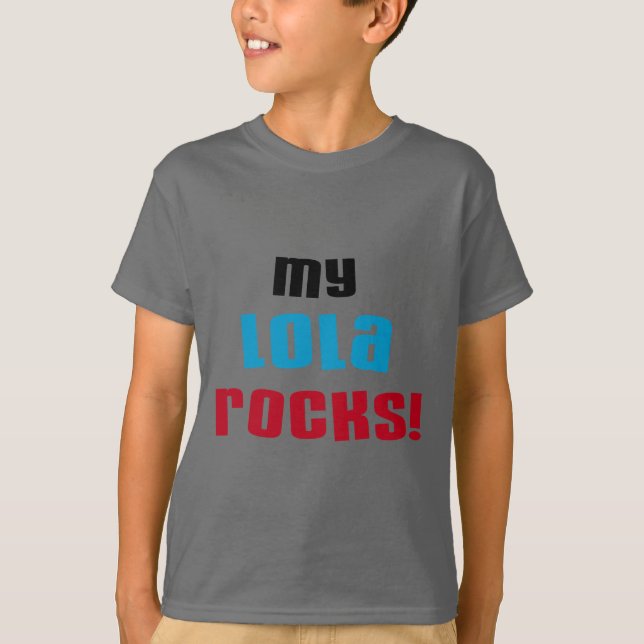 T-shirts et cadeaux My Lola Rocks (Devant)