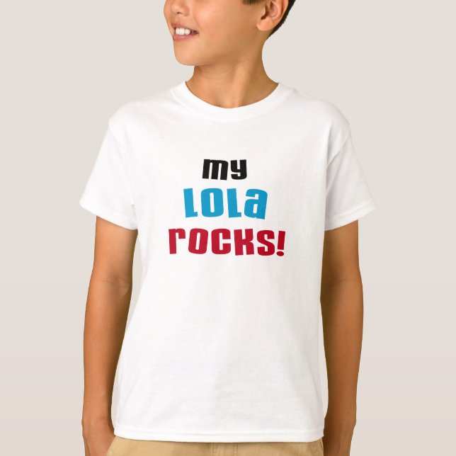 T-shirts et cadeaux My Lola Rocks (Devant)