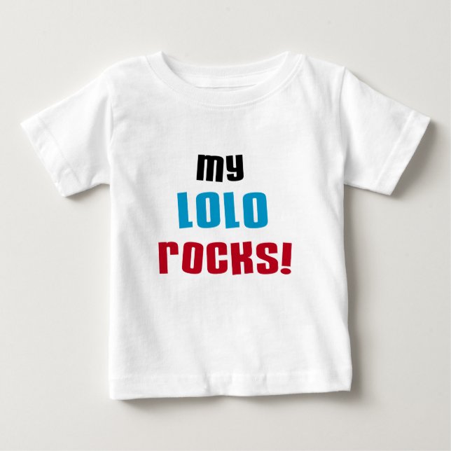 T-shirts et cadeaux My Lolo Rocks (Devant)