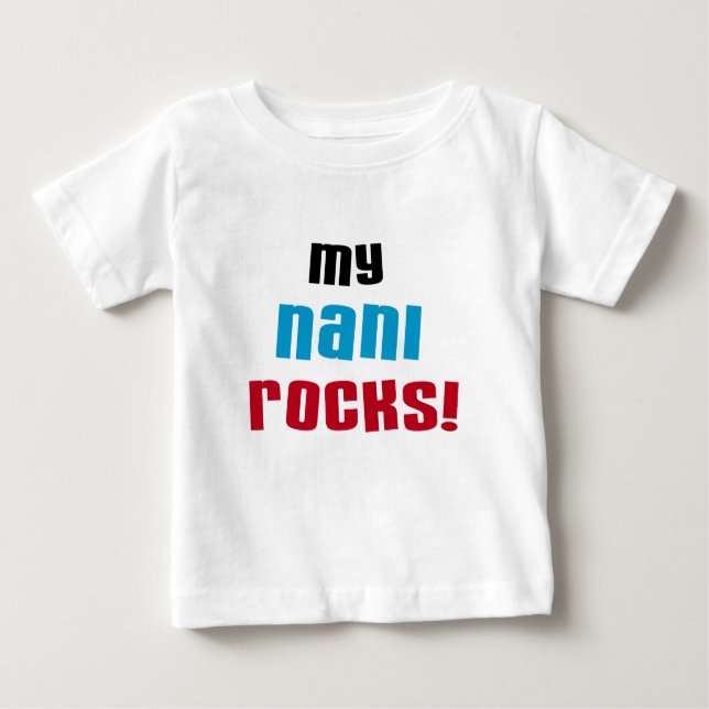 T-shirts et cadeaux My Nani Rocks (Devant)