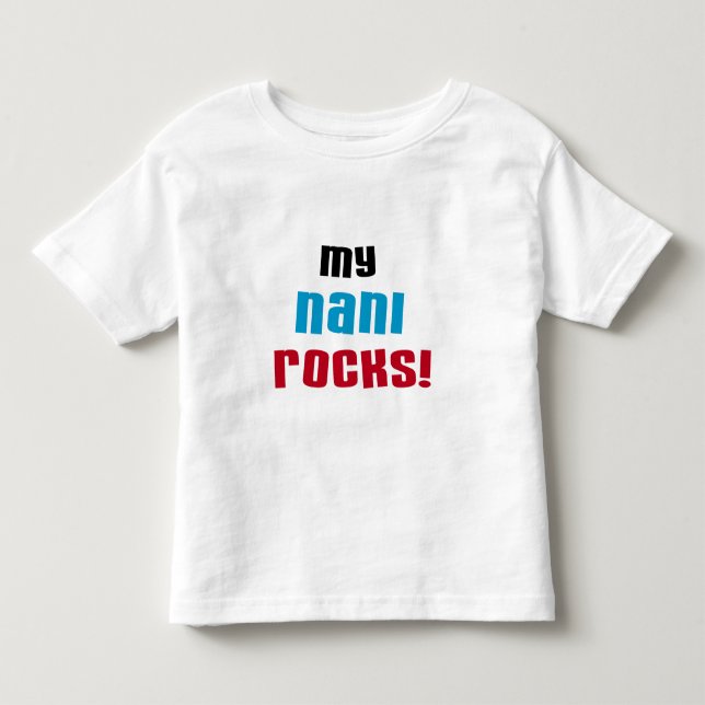 T-shirts et cadeaux My Nani Rocks (Devant)