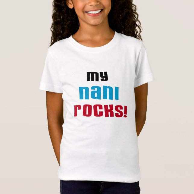 T-shirts et cadeaux My Nani Rocks (Devant)