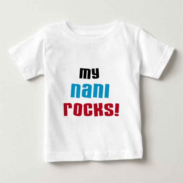 T-shirts et cadeaux My Nani Rocks (Devant)