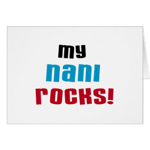 T-shirts et cadeaux My Nani Rocks