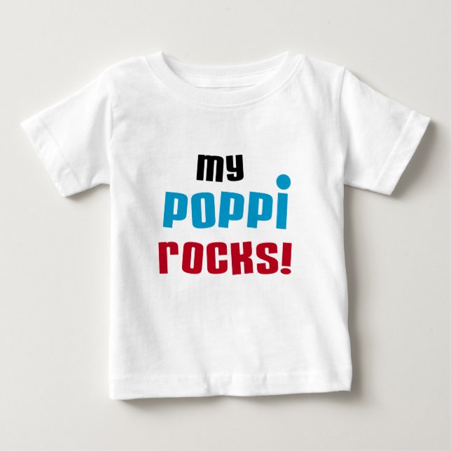 T-shirts et cadeaux My Poppi Rocks (Devant)