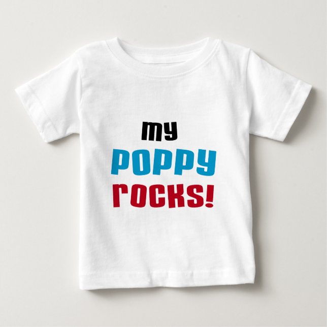 T-shirts et cadeaux My Poppy Rocks (Devant)