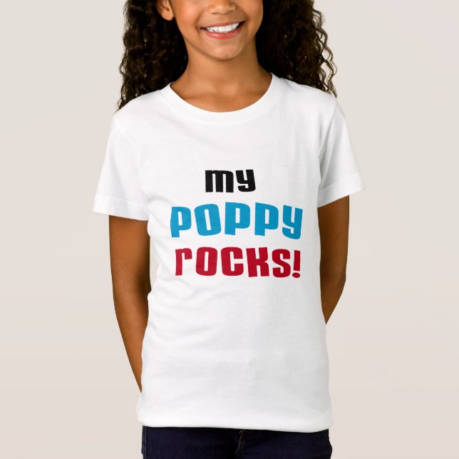 T-shirts et cadeaux My Poppy Rocks (Devant)
