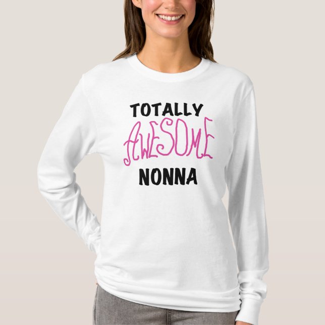 T-shirts et cadeaux Nonna Pink totalement géniaux (Devant)