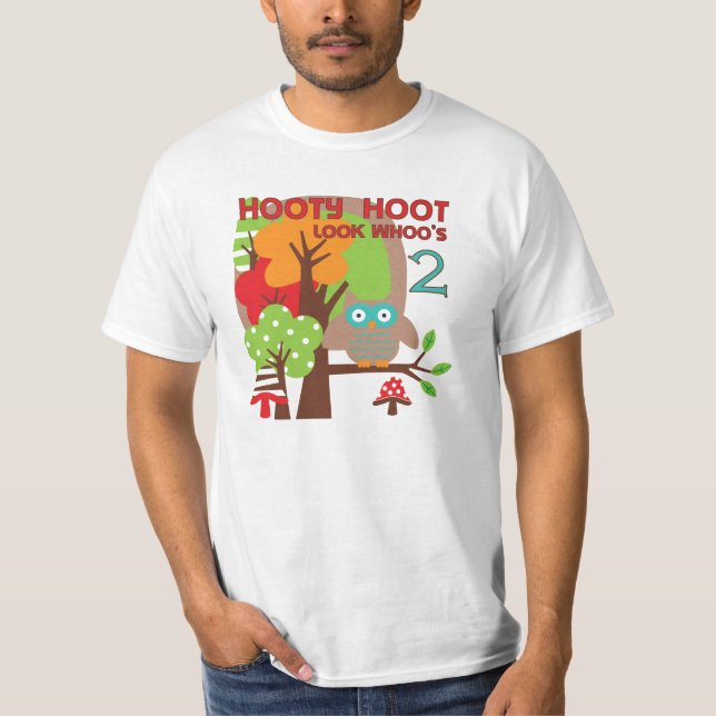 T-shirts et cadeaux Owl 2nd Birthday (Devant)