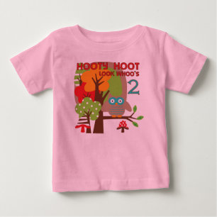 T-shirts et cadeaux Owl 2nd Birthday