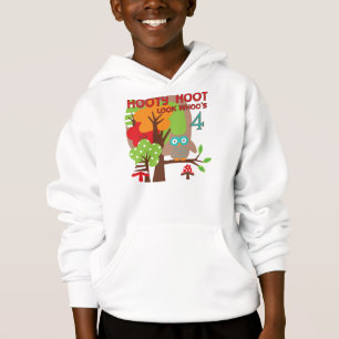 T-shirts et cadeaux Owl 4th Birthday