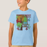 T-shirts et cadeaux Owl 4th Birthday<br><div class="desc">T-shirts,  costumes,  tasses,  magnets,  casseroles,  affiches,  sacs,  et plus encore avec un hibou,  beaucoup d'arbres,  et le texte qui dit "Hooty Hoot Look Whoo's 4" !</div>