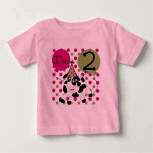 T-shirts et cadeaux Pink Cow 2e anniversaire