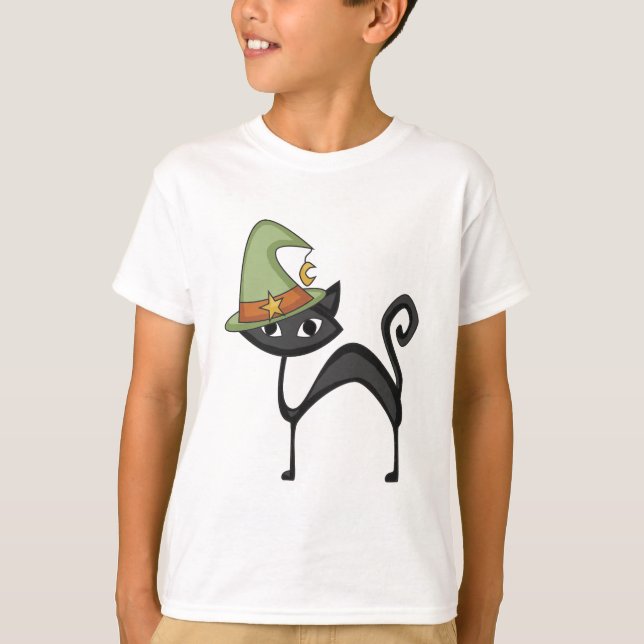 T-shirts et cadeaux pour chat Halloween (Devant)