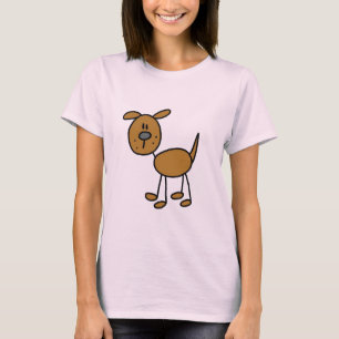 T-shirts et cadeaux pour chien marron