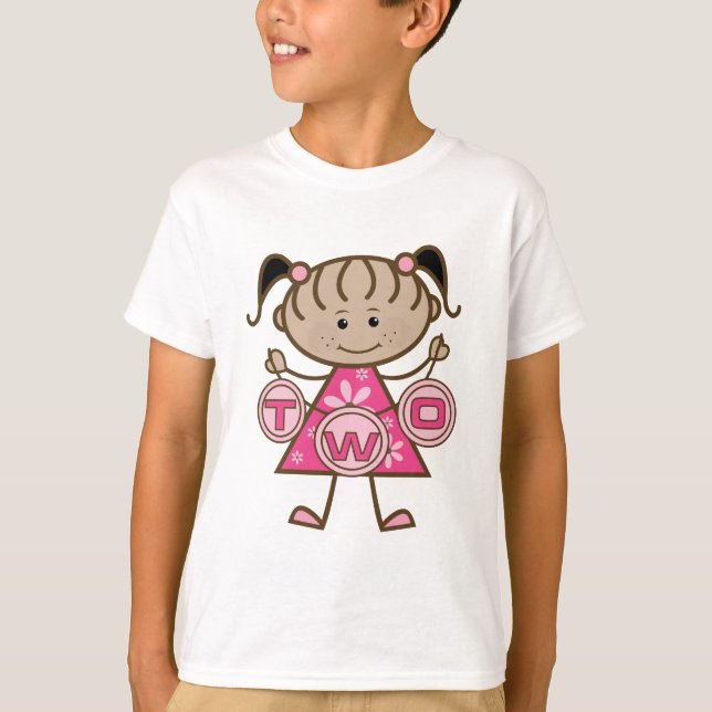 T-shirts et cadeaux pour la petite fille 2e annive (Devant)