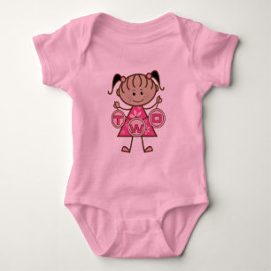 T-shirts et cadeaux pour la petite fille 2e annive