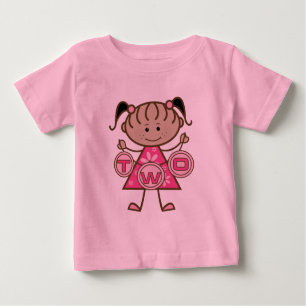 T-shirts et cadeaux pour la petite fille 2e annive