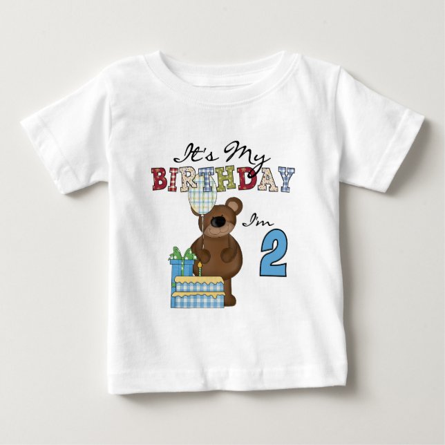 T-shirts et cadeaux pour le 2e anniversaire de Boy (Devant)