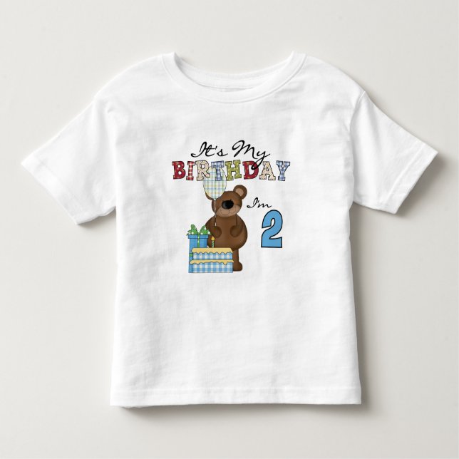 T-shirts et cadeaux pour le 2e anniversaire de Boy (Devant)
