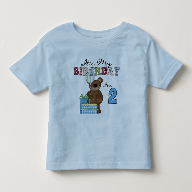 T-shirts et cadeaux pour le 2e anniversaire de Boy (Devant)
