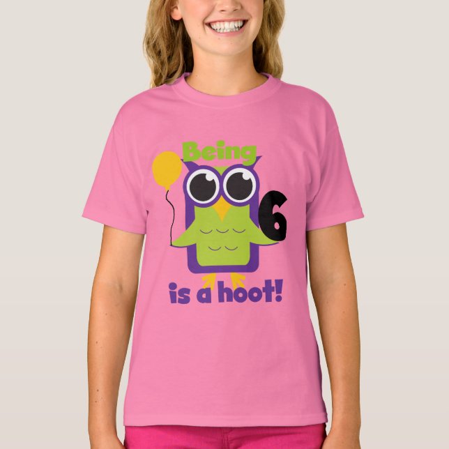 T-shirts et cadeaux pour le 6e anniversaire de Hoo (Devant)