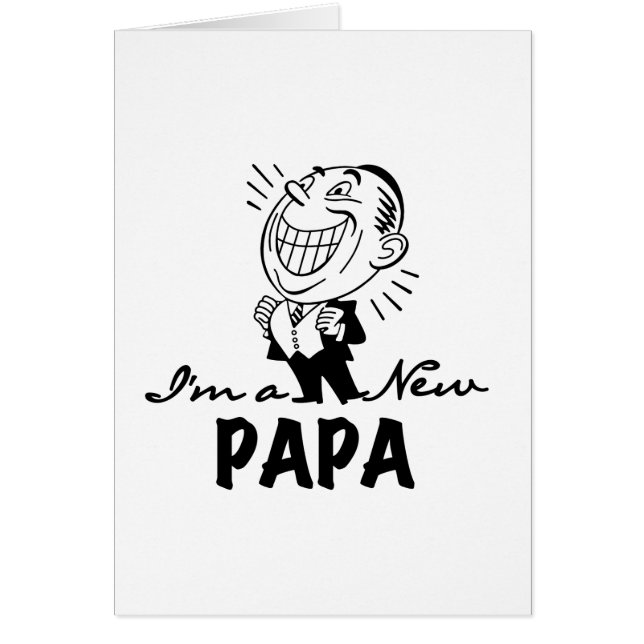T-shirts et cadeaux pour papa nouveau souriant (Devant)