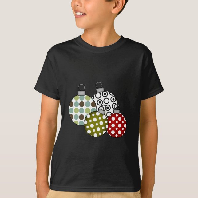 T-shirts et cadeaux Retro Christmas Balls (Devant)