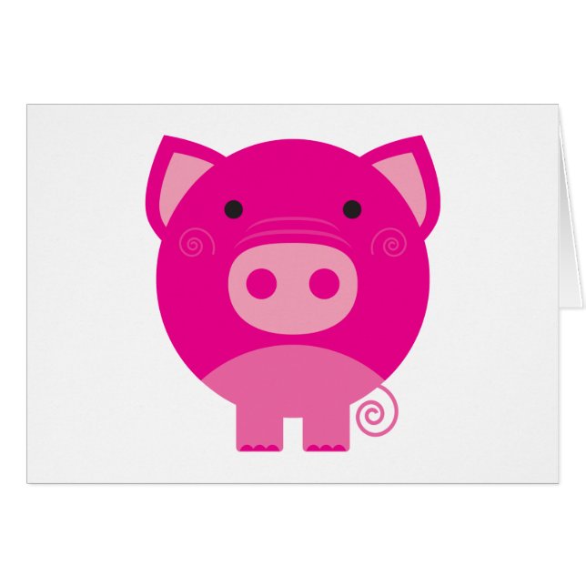 T-shirts et cadeaux roses de porc (Devant horizontal)
