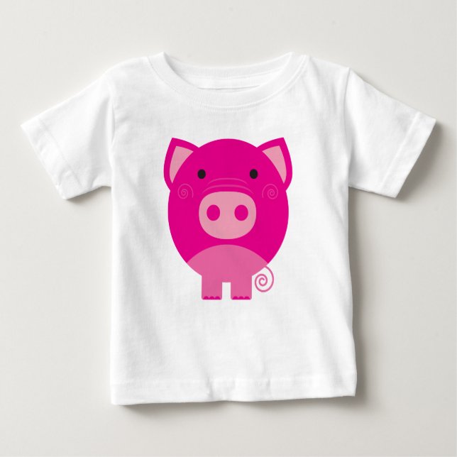 T-shirts et cadeaux roses de porc (Devant)