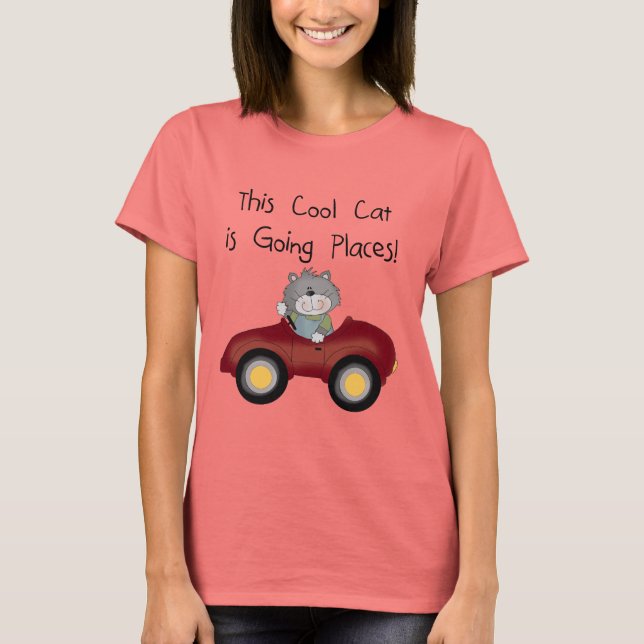 T-shirts et cadeaux rouges allants de voiture (Devant)