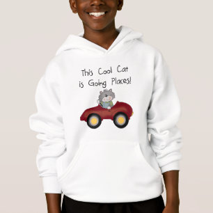 T-shirts et cadeaux rouges allants de voiture