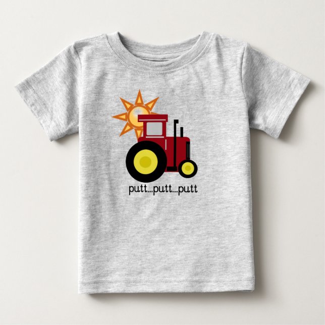 T-shirts et cadeaux rouges de tracteur de ferme (Devant)