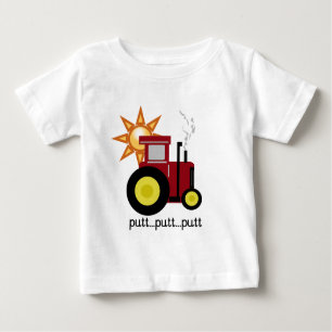 T-shirts et cadeaux rouges de tracteur de ferme