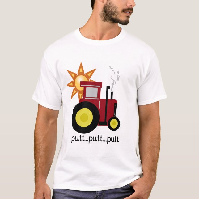 T-shirts et cadeaux rouges de tracteur de ferme (Devant)