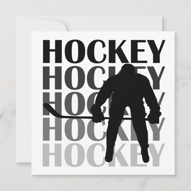 T-shirts et cadeaux Silhouette de hockey (Devant)