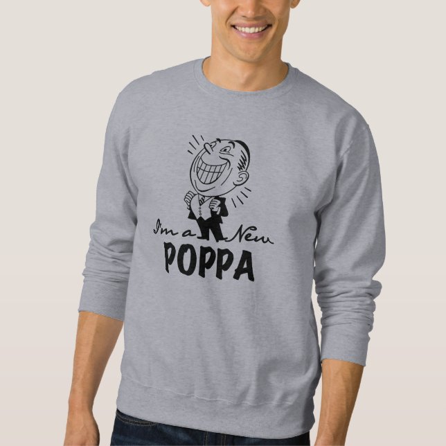 T-shirts et cadeaux Smiling New Poppa (Devant)