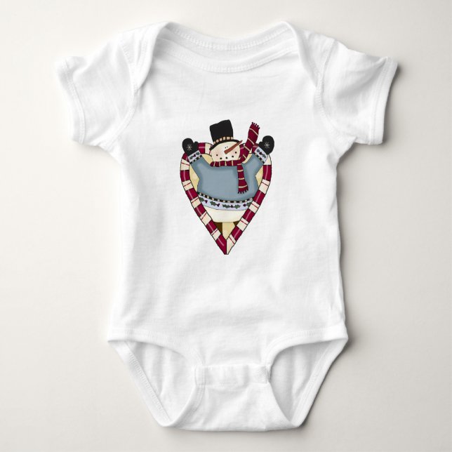 T-shirts et cadeaux Snowman Love (Devant)